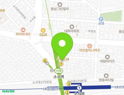 8 Sosa-ro 282beon-gil, Wonmi-gu, Bucheon-si, Gyeonggi-do, Republic of Korea Map