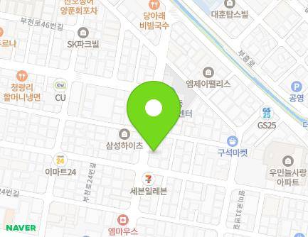 41 Buheung-ro 424beon-gil, Wonmi-gu, Bucheon-si, Gyeonggi-do, Republic of Korea Map