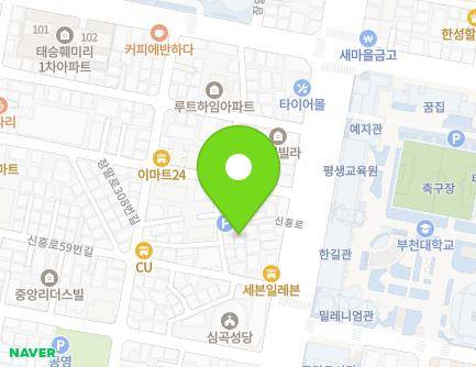 12-8 Sinheung-ro 59beon-gil, Wonmi-gu, Bucheon-si, Gyeonggi-do, Republic of Korea Map