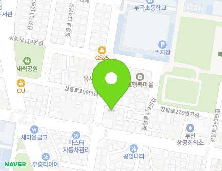 12-6 Jangmal-ro 271beon-gil, Wonmi-gu, Bucheon-si, Gyeonggi-do, Republic of Korea Map