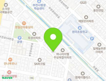 57 Bucheon-ro 66beon-gil, Wonmi-gu, Bucheon-si, Gyeonggi-do, Republic of Korea Map