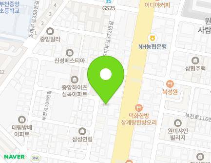 72-1 Buheung-ro 373beon-gil, Wonmi-gu, Bucheon-si, Gyeonggi-do, Republic of Korea Map