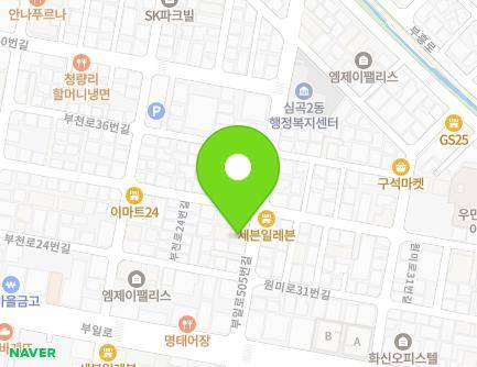 21 Buil-ro 505beon-gil, Wonmi-gu, Bucheon-si, Gyeonggi-do, Republic of Korea Map
