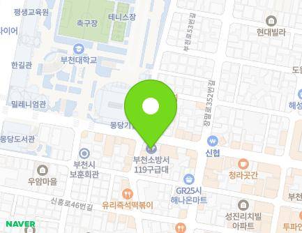 46 Sinheung-ro 56beon-gil, Wonmi-gu, Bucheon-si, Gyeonggi-do, Republic of Korea Map