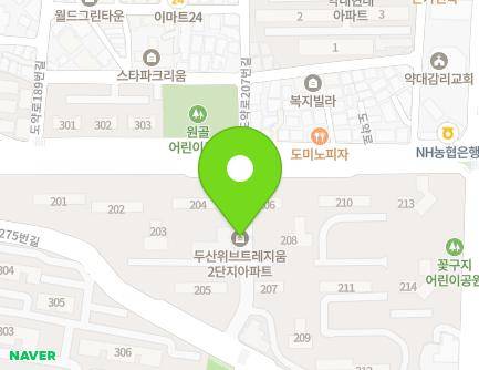 206 Doyak-ro, Wonmi-gu, Bucheon-si, Gyeonggi-do, Republic of Korea Map