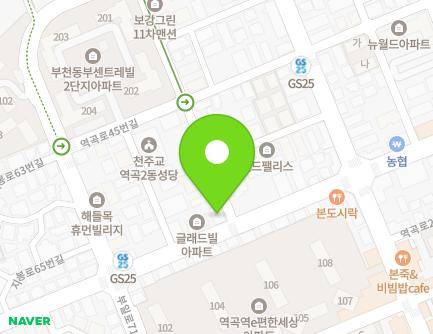 89 Jibong-ro, Wonmi-gu, Bucheon-si, Gyeonggi-do, Republic of Korea Map