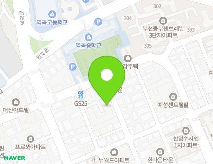 44 Jibong-ro 107beon-gil, Wonmi-gu, Bucheon-si, Gyeonggi-do, Republic of Korea Map
