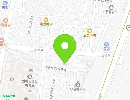 13 Jojong-ro 68beonga-gil, Wonmi-gu, Bucheon-si, Gyeonggi-do, Republic of Korea Map