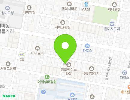 53 Jomaru-ro 412beon-gil, Wonmi-gu, Bucheon-si, Gyeonggi-do, Republic of Korea Map