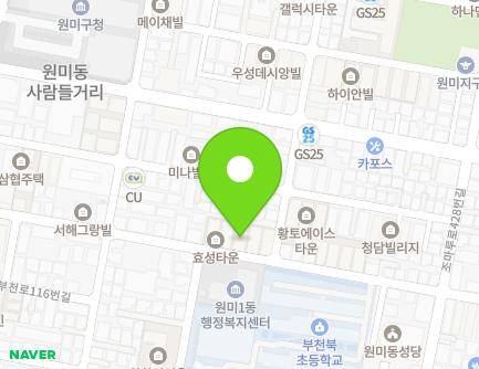 61 Bucheon-ro 122beon-gil, Wonmi-gu, Bucheon-si, Gyeonggi-do, Republic of Korea Map