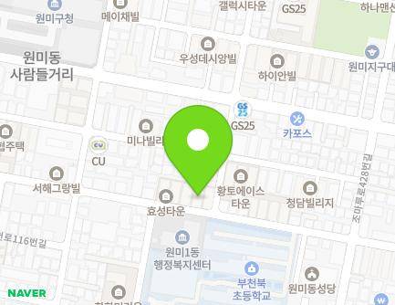 65 Bucheon-ro 122beon-gil, Wonmi-gu, Bucheon-si, Gyeonggi-do, Republic of Korea Map