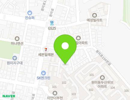 11 Wonmi-ro 156beonga-gil, Wonmi-gu, Bucheon-si, Gyeonggi-do, Republic of Korea Map