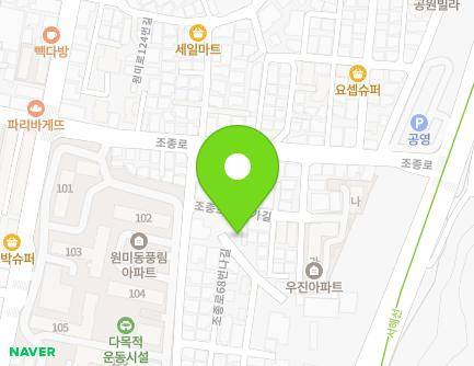 12-4 Jojong-ro 68beonga-gil, Wonmi-gu, Bucheon-si, Gyeonggi-do, Republic of Korea Map
