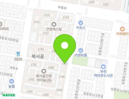 166-1 Jungdong-ro, Wonmi-gu, Bucheon-si, Gyeonggi-do, Republic of Korea Map