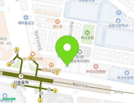 315 Gilju-ro, Wonmi-gu, Bucheon-si, Gyeonggi-do, Republic of Korea Map