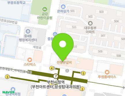 191 Gilju-ro, Wonmi-gu, Bucheon-si, Gyeonggi-do, Republic of Korea Map