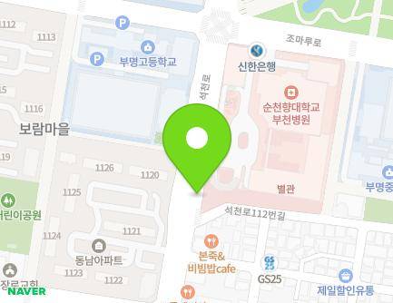 116-1 Seokcheon-ro, Wonmi-gu, Bucheon-si, Gyeonggi-do, Republic of Korea Map