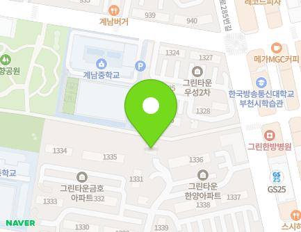 31-1 Buheung-ro 303beon-gil, Wonmi-gu, Bucheon-si, Gyeonggi-do, Republic of Korea Map