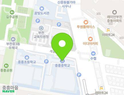 245 Sinheung-ro, Wonmi-gu, Bucheon-si, Gyeonggi-do, Republic of Korea Map