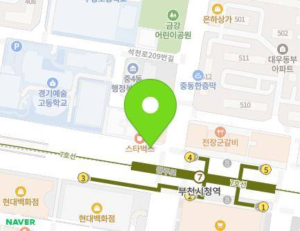 183-2 Gilju-ro, Wonmi-gu, Bucheon-si, Gyeonggi-do, Republic of Korea Map