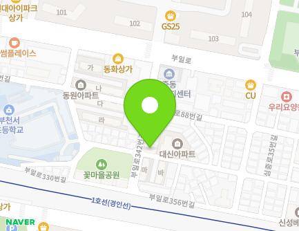 106 Simjung-ro 27beon-gil, Wonmi-gu, Bucheon-si, Gyeonggi-do, Republic of Korea Map
