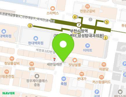 182-2 Seokcheon-ro, Wonmi-gu, Bucheon-si, Gyeonggi-do, Republic of Korea Map