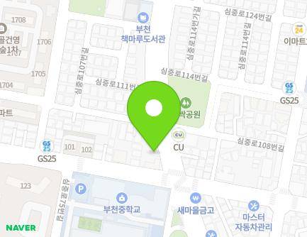 103 Simjung-ro, Wonmi-gu, Bucheon-si, Gyeonggi-do, Republic of Korea Map