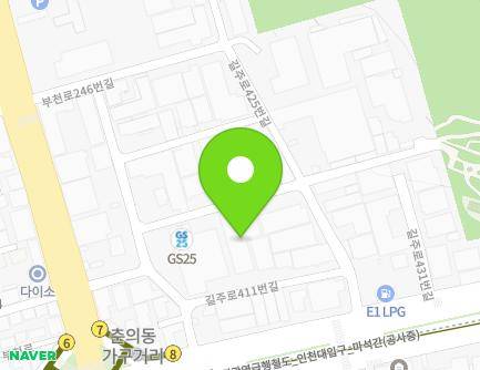 28-20 Gilju-ro 411beon-gil, Wonmi-gu, Bucheon-si, Gyeonggi-do, Republic of Korea Map