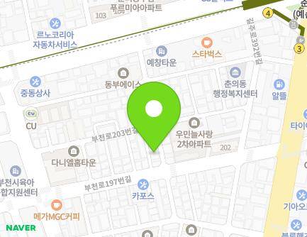 34 Gilju-ro 378beon-gil, Wonmi-gu, Bucheon-si, Gyeonggi-do, Republic of Korea Map