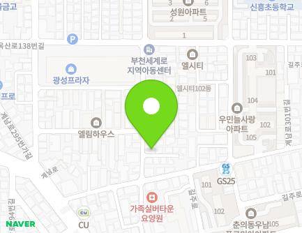 36 Gilju-ro 363beon-gil, Wonmi-gu, Bucheon-si, Gyeonggi-do, Republic of Korea Map