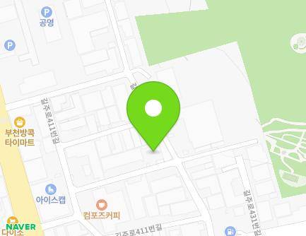 28-23 Gilju-ro 411beon-gil, Wonmi-gu, Bucheon-si, Gyeonggi-do, Republic of Korea Map