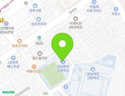 7 Wonteo-ro 94beon-gil, Jungwon-gu, Seongnam-si, Gyeonggi-do, Republic of Korea