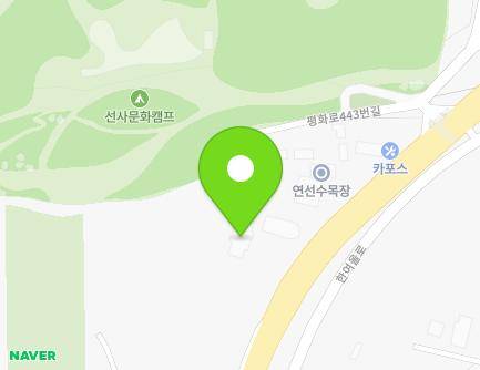 427 Pyeonghwa-ro, Jeongok-eup, Yeoncheon-gun, Gyeonggi-do, Republic of Korea Map