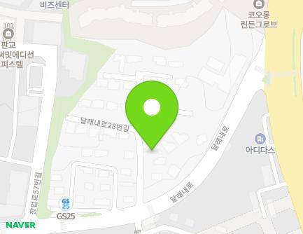 10 Dallaenae-ro 28beon-gil, Sujeong-gu, Seongnam-si, Gyeonggi-do, Republic of Korea Map