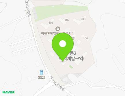 93-12 Daesan-ro 208beon-gil, Daewol-myeon, Icheon-si, Gyeonggi-do, Republic of Korea Map