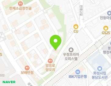 16-21 Jangdeung 2-gil, Bongdam-eup, Hyohaeng-gu, Hwaseong-si, Gyeonggi-do, Republic of Korea 16-21 Jangdeung 2-gil, Bongdam-eup, Hyohaeng-gu, Hwaseong-si, Gyeonggi-do, Republic of Korea Map