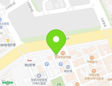 22-3 Geojejungang-ro 31-gil, Geoje-si, Gyeongsangnam-do, Republic of Korea Map