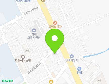 5 Geojejungang-ro 7-gil, Geoje-si, Gyeongsangnam-do, Republic of Korea Map