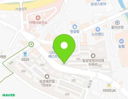 17 Jesan-ro, Geoje-si, Gyeongsangnam-do, Republic of Korea Map