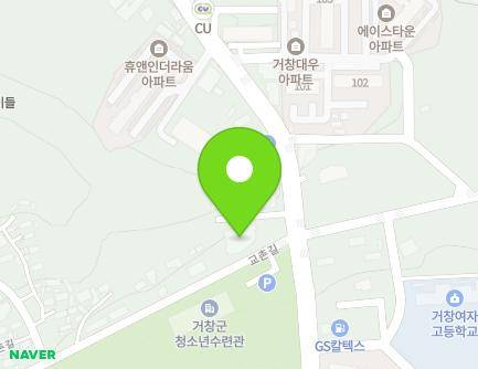 100-81 Gyochon-gil, Geochang-eup, Geochang-gun, Gyeongsangnam-do, Republic of Korea Map