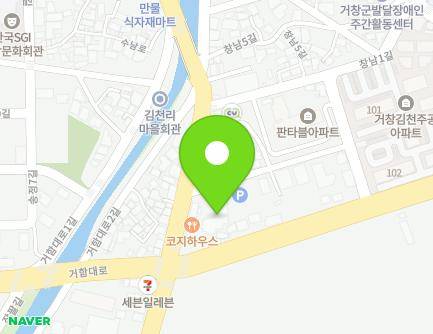 3205 Geoham-daero, Geochang-eup, Geochang-gun, Gyeongsangnam-do, Republic of Korea Map