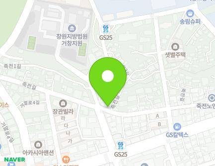 47 Jukjeon-gil, Geochang-eup, Geochang-gun, Gyeongsangnam-do, Republic of Korea Map