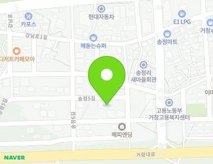 50 Songjeong 5-gil, Geochang-eup, Geochang-gun, Gyeongsangnam-do, Republic of Korea Map