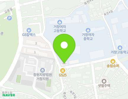 66 Jukjeon 2-gil, Geochang-eup, Geochang-gun, Gyeongsangnam-do, Republic of Korea Map