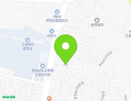 13-7 Dongoe-ro 198beon-gil, Goseong-eup, Goseong-gun, Gyeongsangnam-do, Republic of Korea Map