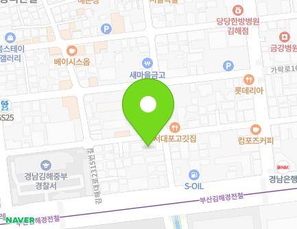 15 Garak-ro 7beon-gil, Gimhae-si, Gyeongsangnam-do, Republic of Korea Map