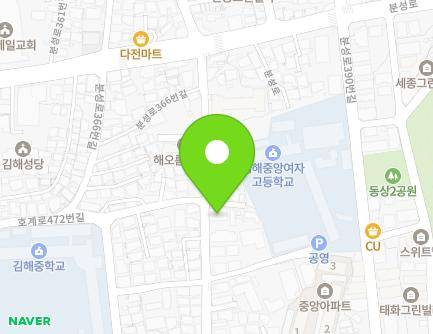 15 Bunseong-ro 376beon-gil, Gimhae-si, Gyeongsangnam-do, Republic of Korea Map