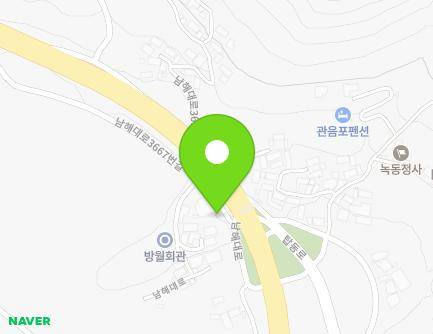 3623 Namhae-daero, Gohyeon-myeon, Namhae-gun, Gyeongsangnam-do, Republic of Korea Map