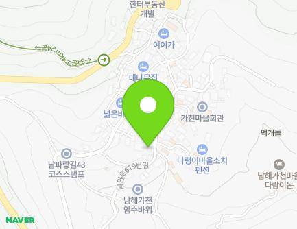 17-8 Nammyeon-ro 679beon-gil, Nam-myeon, Namhae-gun, Gyeongsangnam-do, Republic of Korea Map