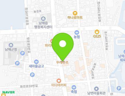 68 Hwajeon-ro, Namhae-eup, Namhae-gun, Gyeongsangnam-do, Republic of Korea Map